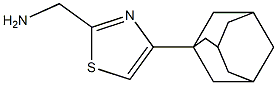 [4-(adamantan-1-yl)-1,3-thiazol-2-yl]methanamine Struktur