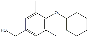 [4-(cyclohexyloxy)-3,5-dimethylphenyl]methanol Struktur