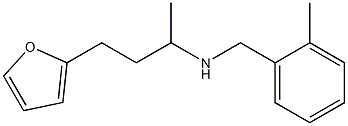 [4-(furan-2-yl)butan-2-yl][(2-methylphenyl)methyl]amine Struktur