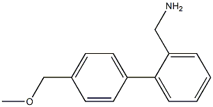 [4'-(methoxymethyl)-1,1'-biphenyl-2-yl]methylamine Struktur