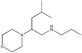 [4-methyl-2-(morpholin-4-yl)pentyl](propyl)amine Struktur