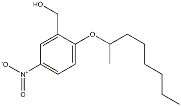 [5-nitro-2-(octan-2-yloxy)phenyl]methanol Struktur