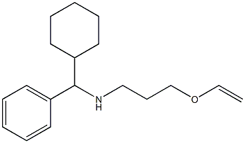 [cyclohexyl(phenyl)methyl][3-(ethenyloxy)propyl]amine Struktur