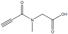 [methyl(propioloyl)amino]acetic acid Struktur