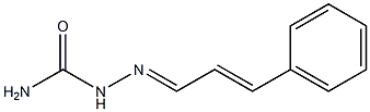 {[(2E)-3-phenylprop-2-en-1-ylidene]amino}urea Struktur