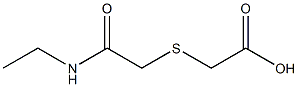 {[2-(ethylamino)-2-oxoethyl]thio}acetic acid Struktur