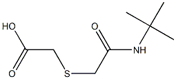 {[2-(tert-butylamino)-2-oxoethyl]thio}acetic acid Struktur