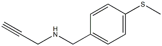 {[4-(methylsulfanyl)phenyl]methyl}(prop-2-yn-1-yl)amine Struktur