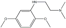 {2-[(2,5-dimethoxyphenyl)amino]ethyl}dimethylamine Struktur