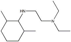 {2-[(2,6-dimethylcyclohexyl)amino]ethyl}diethylamine Struktur