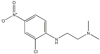 {2-[(2-chloro-4-nitrophenyl)amino]ethyl}dimethylamine Struktur