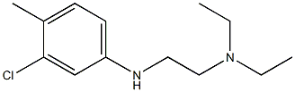 {2-[(3-chloro-4-methylphenyl)amino]ethyl}diethylamine Struktur