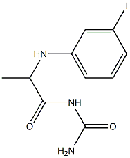 {2-[(3-iodophenyl)amino]propanoyl}urea Struktur