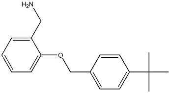 {2-[(4-tert-butylphenyl)methoxy]phenyl}methanamine Struktur