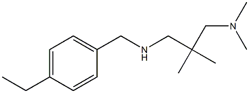 {2-[(dimethylamino)methyl]-2-methylpropyl}[(4-ethylphenyl)methyl]amine Struktur