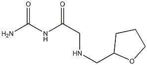 {2-[(oxolan-2-ylmethyl)amino]acetyl}urea Struktur