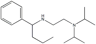 {2-[bis(propan-2-yl)amino]ethyl}(1-phenylbutyl)amine Struktur