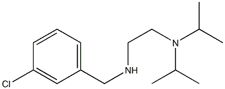 {2-[bis(propan-2-yl)amino]ethyl}[(3-chlorophenyl)methyl]amine Struktur