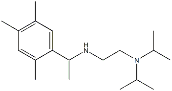 {2-[bis(propan-2-yl)amino]ethyl}[1-(2,4,5-trimethylphenyl)ethyl]amine Struktur