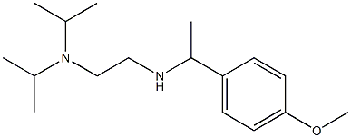 {2-[bis(propan-2-yl)amino]ethyl}[1-(4-methoxyphenyl)ethyl]amine Struktur