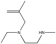 {2-[ethyl(2-methylprop-2-en-1-yl)amino]ethyl}(methyl)amine Struktur