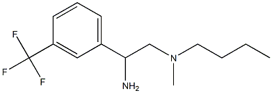 {2-amino-2-[3-(trifluoromethyl)phenyl]ethyl}(butyl)methylamine Struktur