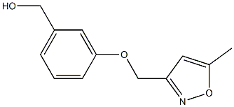 {3-[(5-methyl-1,2-oxazol-3-yl)methoxy]phenyl}methanol Struktur