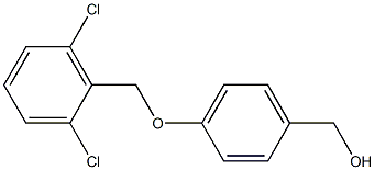 {4-[(2,6-dichlorophenyl)methoxy]phenyl}methanol Struktur