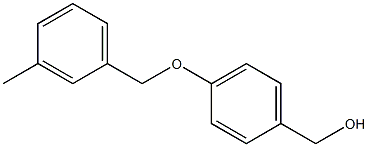 {4-[(3-methylphenyl)methoxy]phenyl}methanol Struktur