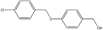 {4-[(4-chlorophenyl)methoxy]phenyl}methanol Struktur