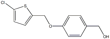 {4-[(5-chlorothiophen-2-yl)methoxy]phenyl}methanol Struktur