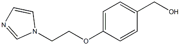 {4-[2-(1H-imidazol-1-yl)ethoxy]phenyl}methanol Struktur