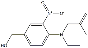 {4-[ethyl(2-methylprop-2-en-1-yl)amino]-3-nitrophenyl}methanol Struktur