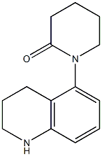 1-(1,2,3,4-tetrahydroquinolin-5-yl)piperidin-2-one Struktur