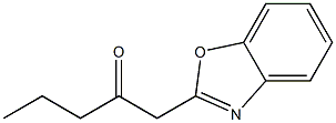 1-(1,3-benzoxazol-2-yl)pentan-2-one Struktur