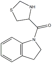 1-(1,3-thiazolidin-4-ylcarbonyl)indoline Struktur