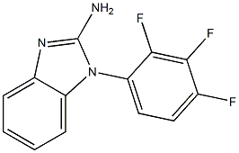 1-(2,3,4-trifluorophenyl)-1H-1,3-benzodiazol-2-amine Struktur