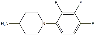 1-(2,3,4-trifluorophenyl)piperidin-4-amine Struktur