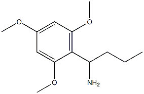 1-(2,4,6-trimethoxyphenyl)butan-1-amine Struktur