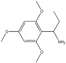 1-(2,4,6-trimethoxyphenyl)propan-1-amine Struktur