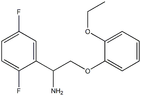 1-(2,5-difluorophenyl)-2-(2-ethoxyphenoxy)ethanamine Struktur