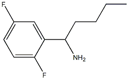 1-(2,5-difluorophenyl)pentan-1-amine Struktur