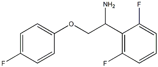 1-(2,6-difluorophenyl)-2-(4-fluorophenoxy)ethanamine Struktur