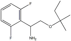 1-(2,6-difluorophenyl)-2-[(2-methylbutan-2-yl)oxy]ethan-1-amine Struktur