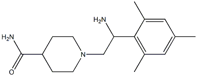 1-(2-amino-2-mesitylethyl)piperidine-4-carboxamide Struktur