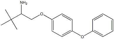 1-(2-amino-3,3-dimethylbutoxy)-4-phenoxybenzene Struktur