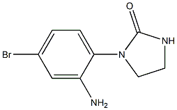 1-(2-amino-4-bromophenyl)imidazolidin-2-one Struktur