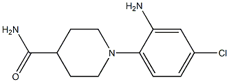 1-(2-amino-4-chlorophenyl)piperidine-4-carboxamide Struktur