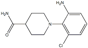 1-(2-amino-6-chlorophenyl)piperidine-4-carboxamide Struktur