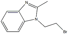 1-(2-bromoethyl)-2-methyl-1H-benzimidazole Struktur